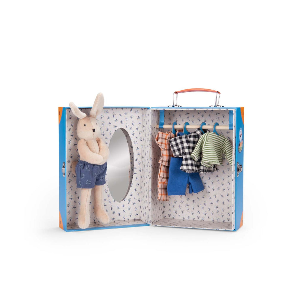 Moulin Roty Little wardrobe suitcase Sylvain - La Grande Famille