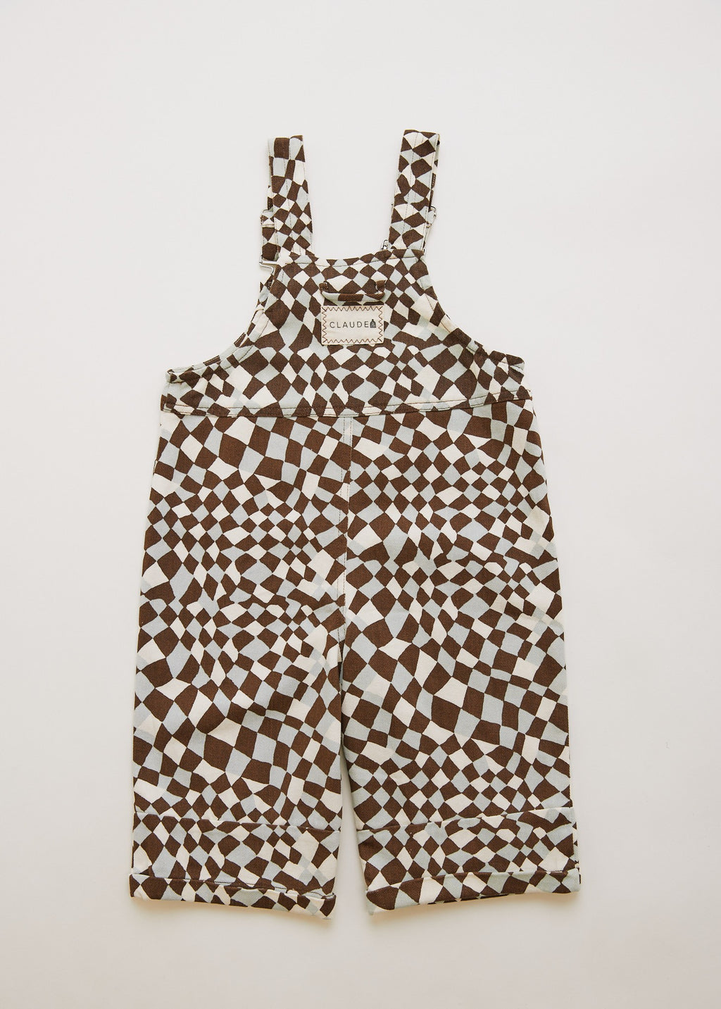 Claude & Co Blythe Warped Checkerboard Dungaree