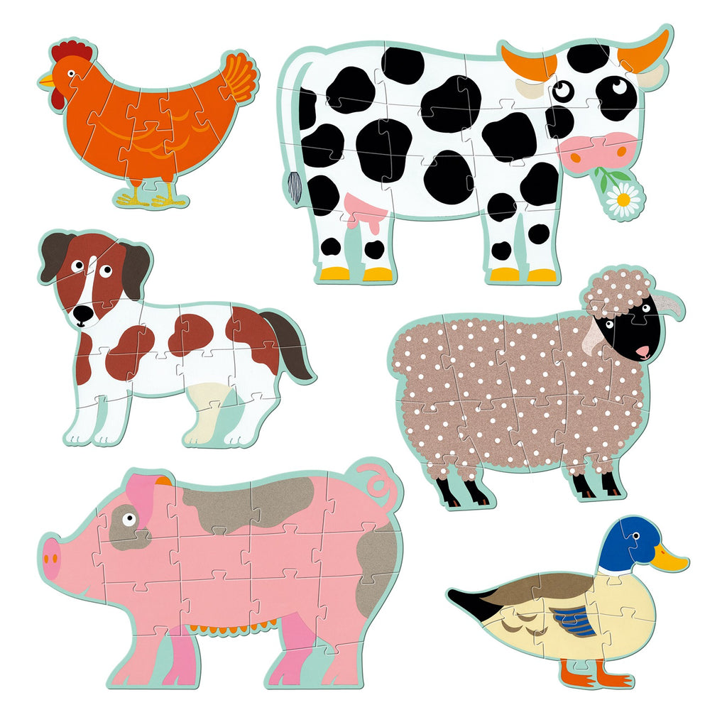 Djeco Puzzles - Giant Honore and friends