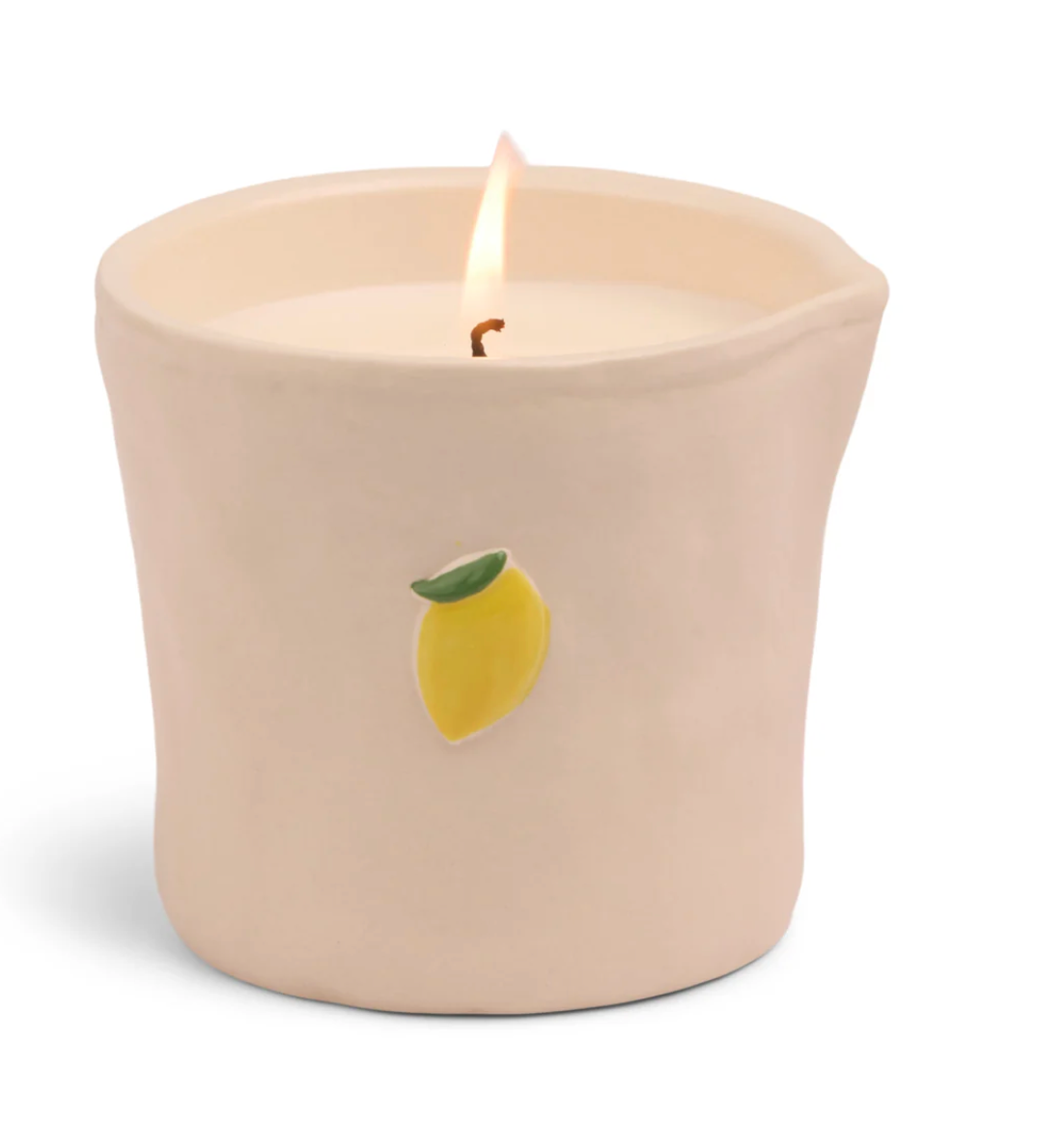 Paddywax - Bistro 8oz/226g Lemon Embossed Ceramic Candle - Meyer Lemon Boxed
