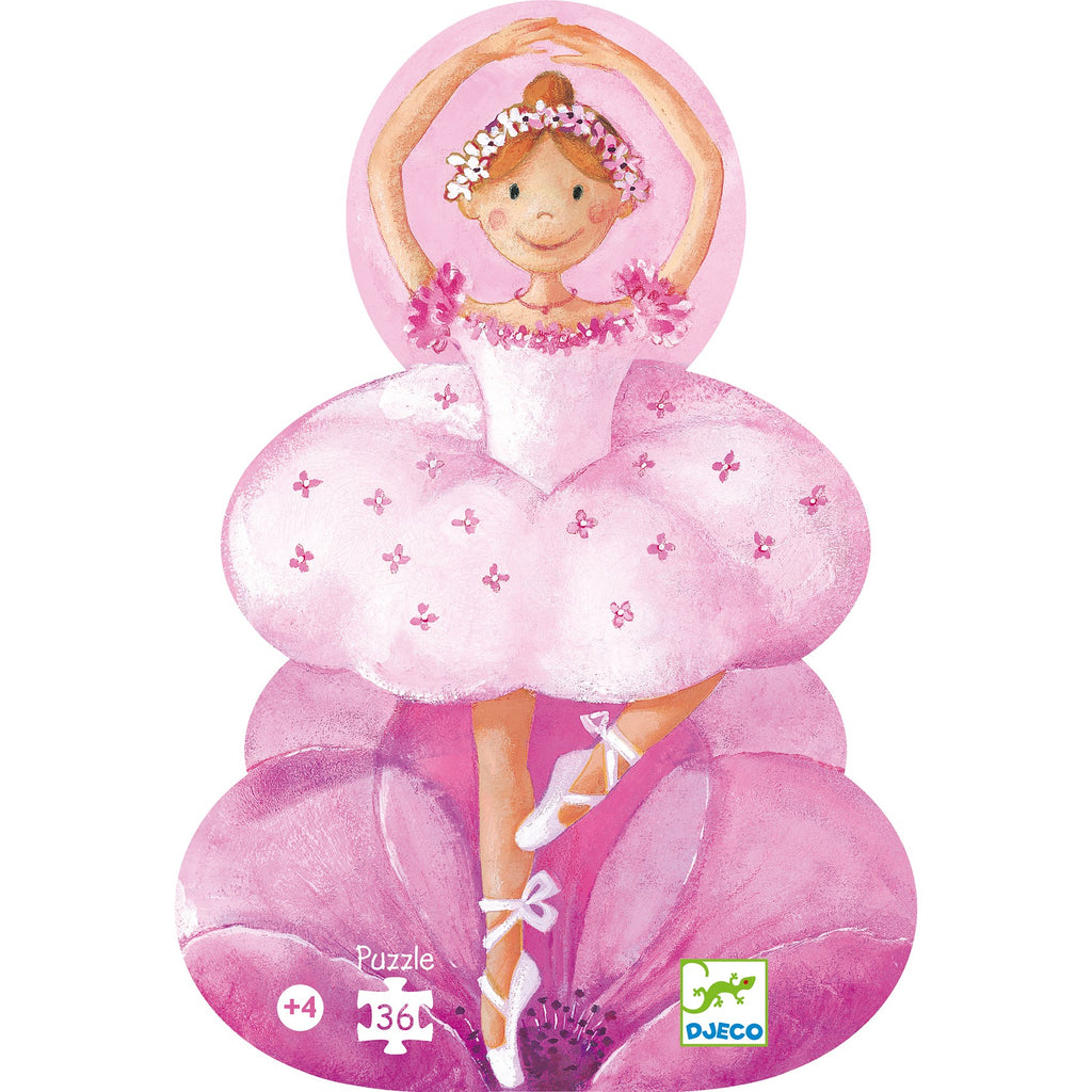 Djeco Silhouette 36 Pieces Puzzle - The Ballerina