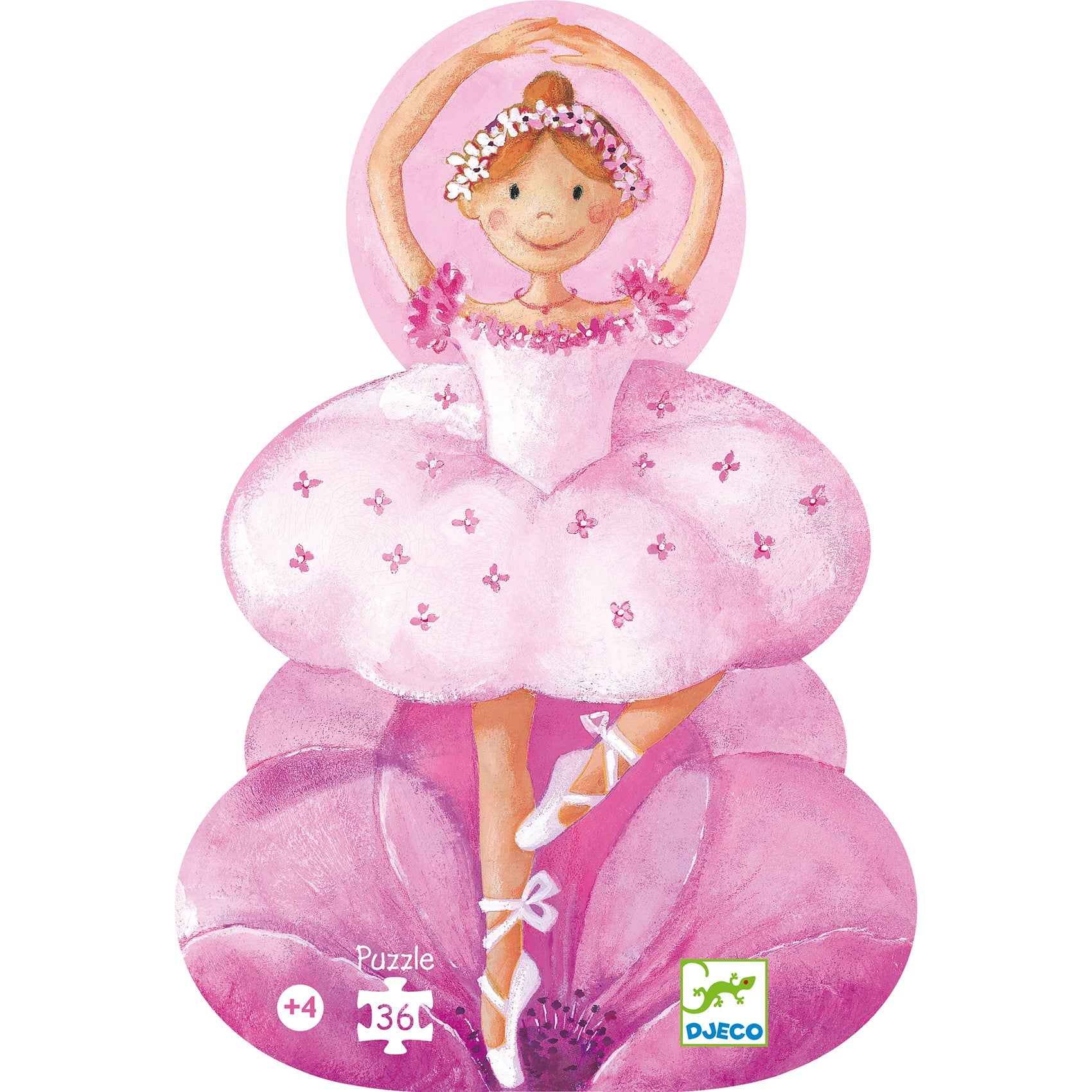 Djeco Silhouette 36 Pieces Puzzle - The Ballerina