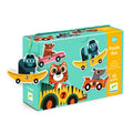 Djeco 10 Duo Puzzles - Racing Cars