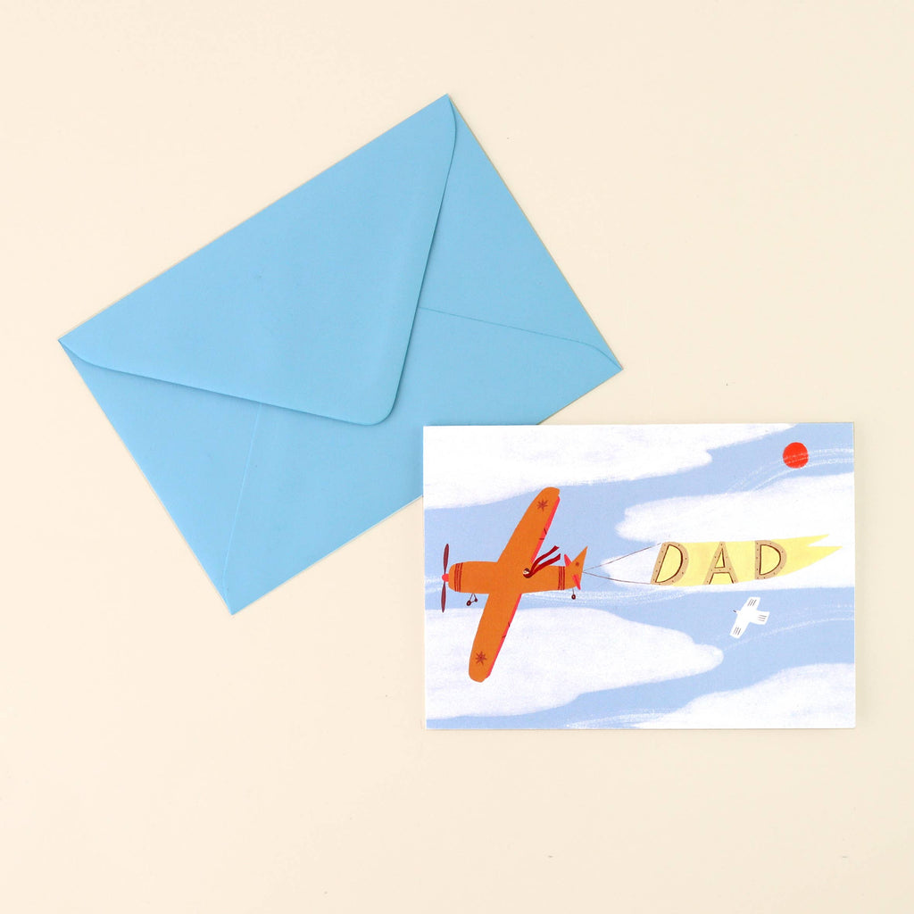 Vintage Plane Dad Card | Father's Day | Dad Birthday