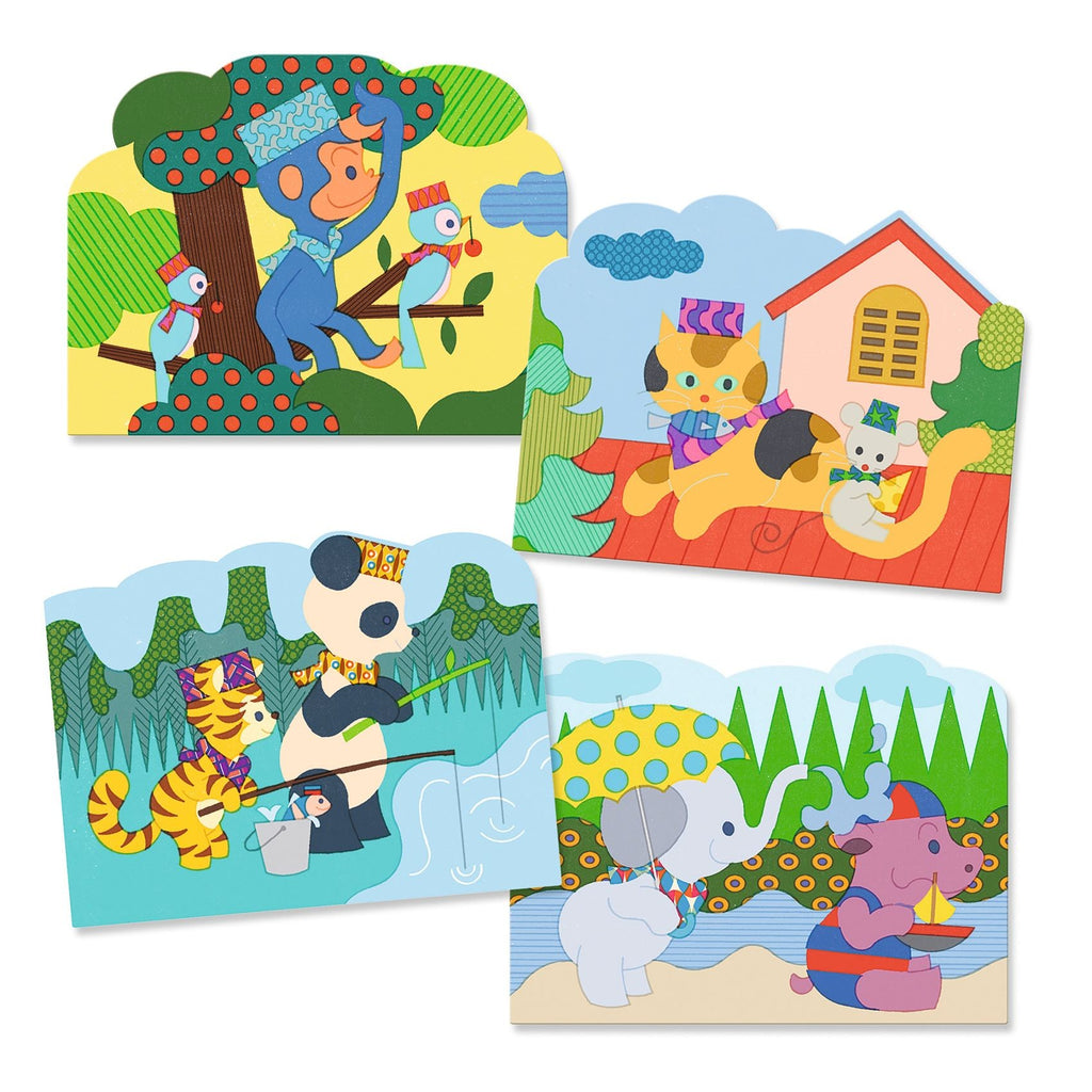 Djeco Magic Colouring Set - Hidden Outside