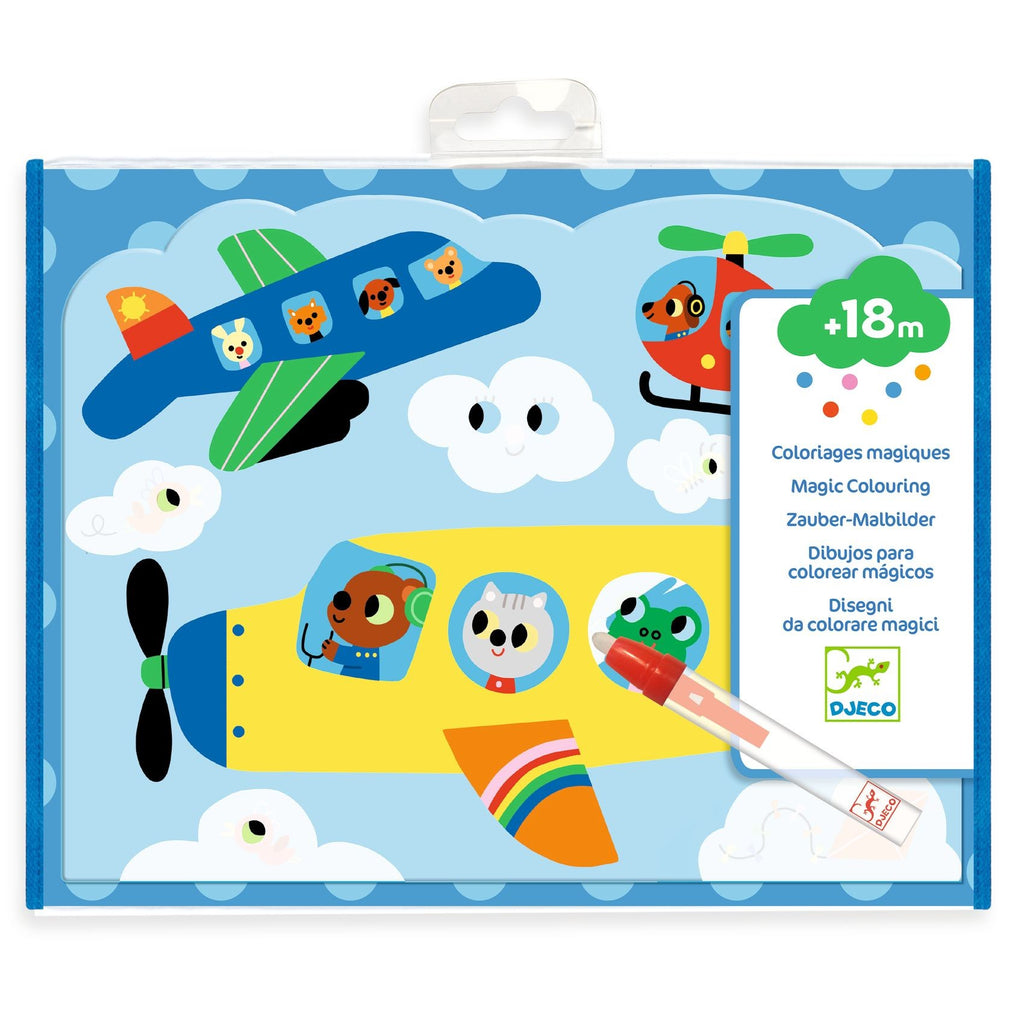 Djeco Magic Colouring Set - Hidden In The Sky