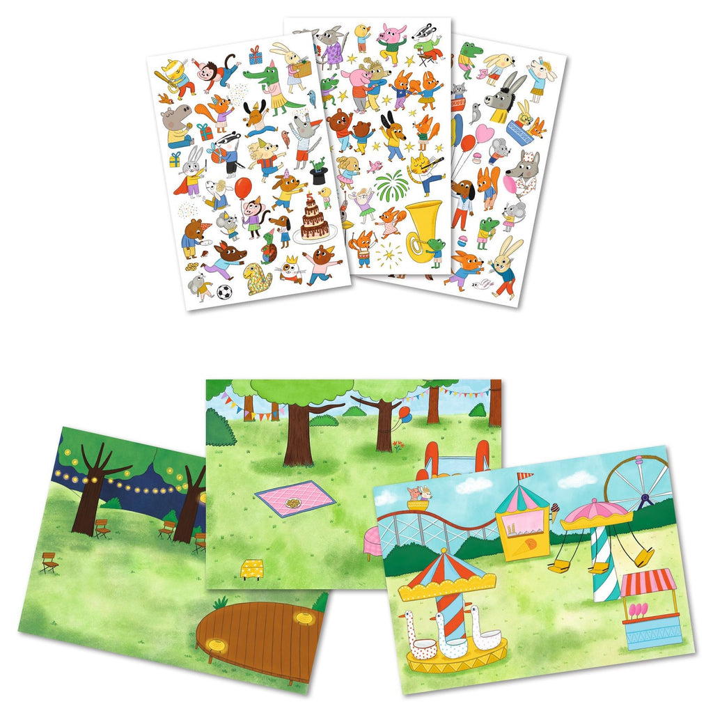 Djeco Decal Craft Set - Party Time