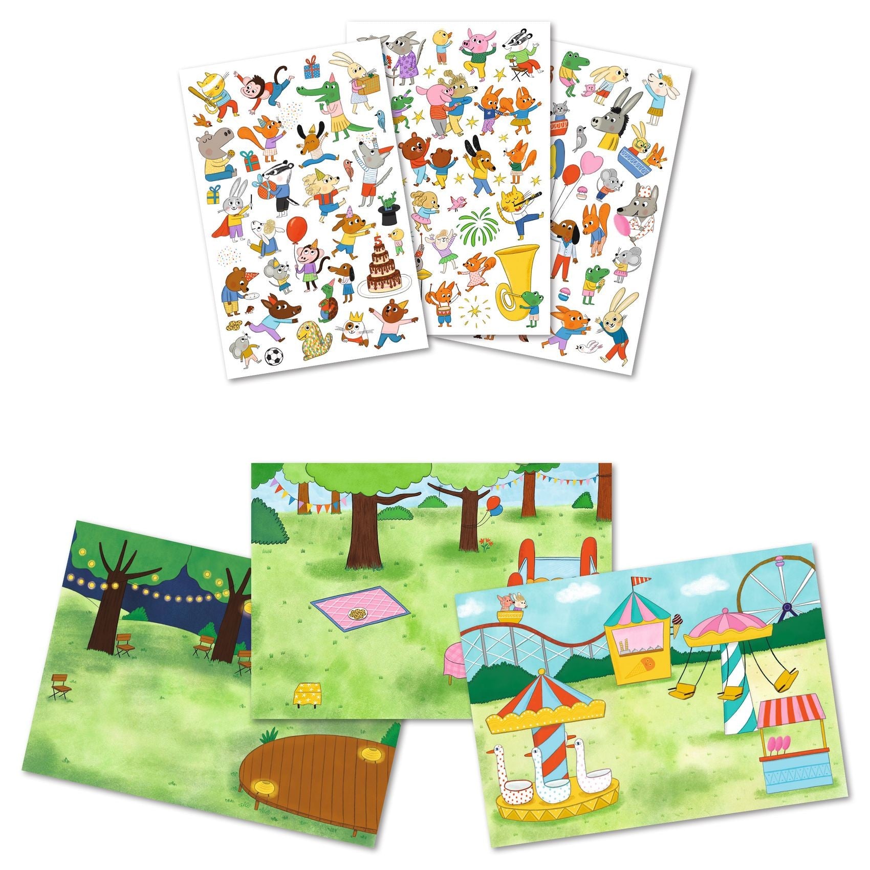 Djeco Decal Craft Set - Party Time