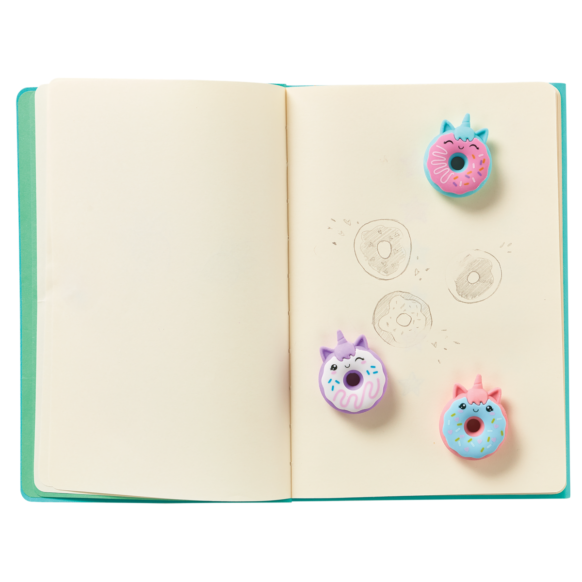 Ooly Magic Bakery Unicorn Donuts Scented Erasers - Set of 3