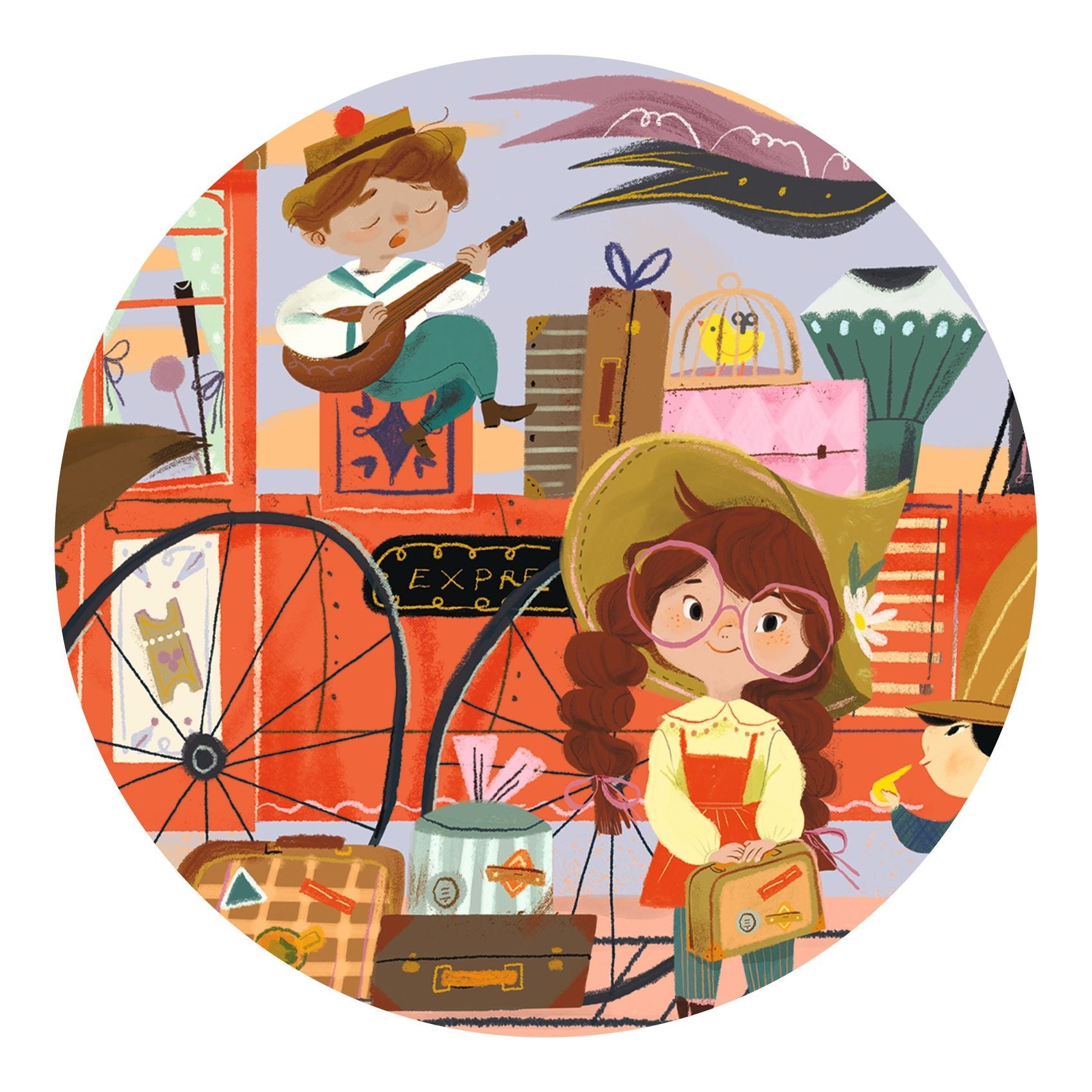 Djeco Mia's Journey 36 Piece Silhouette Jigsaw Puzzle