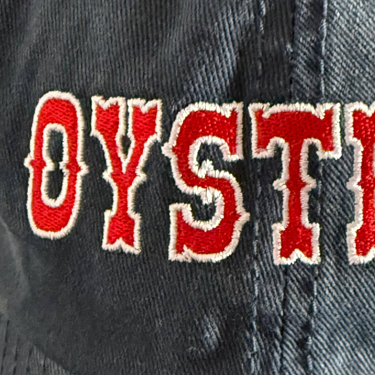 Oysters Baseball Cap Dad Hat seafood Restaurant coastal: Pigment dyed Royal blue