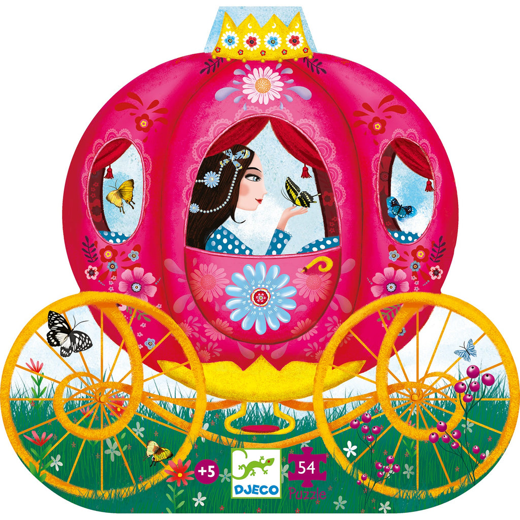Djeco Silhouette 54 Pieces Puzzle - Elises Carriage