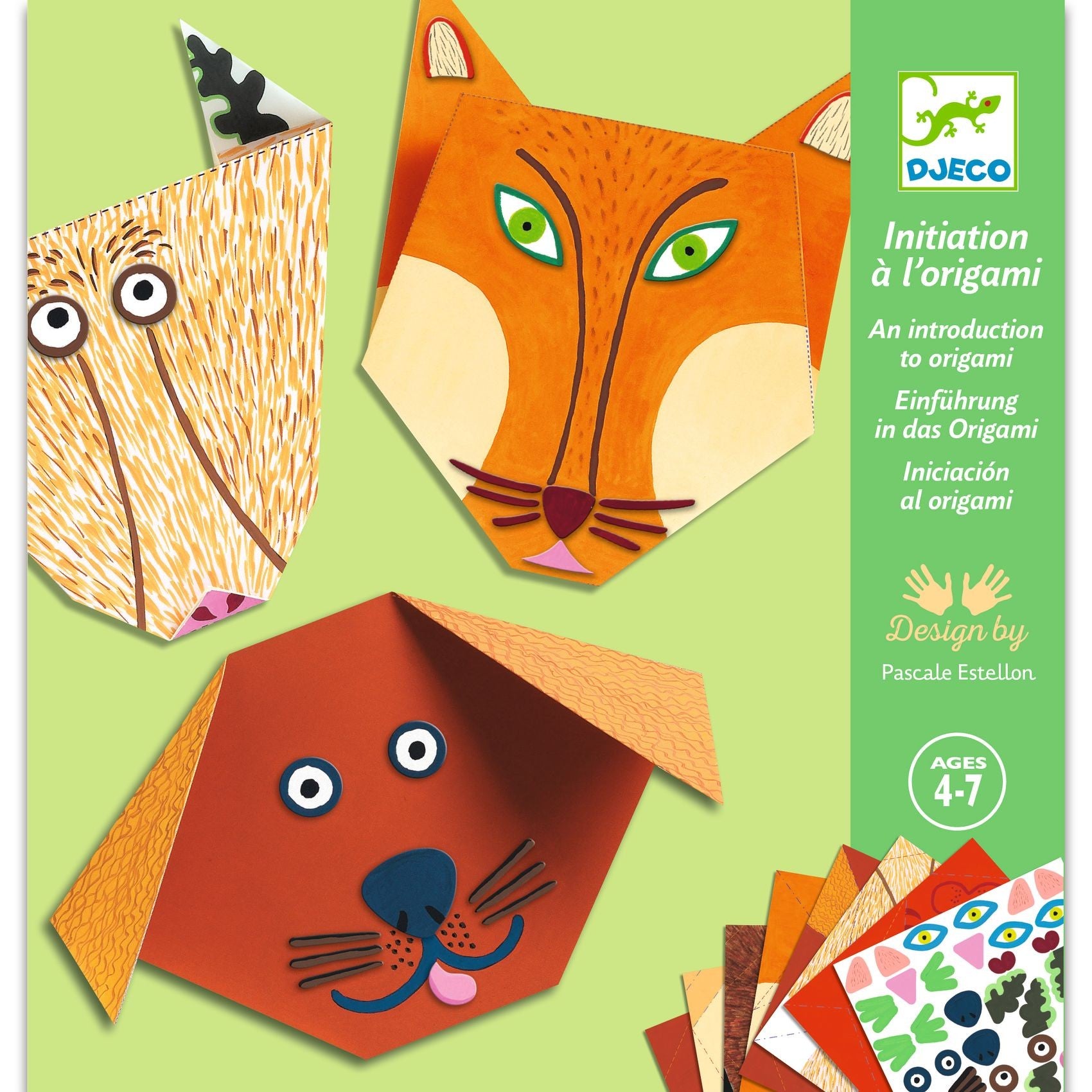 Djeco Origami Craft Set - Animals