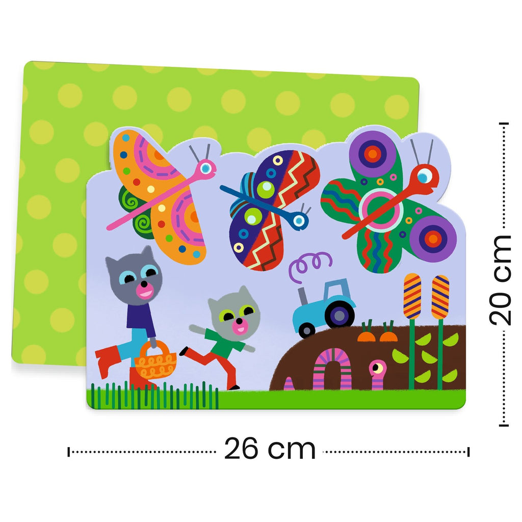 Djeco Magic Colouring Set - Hidden In The Garden