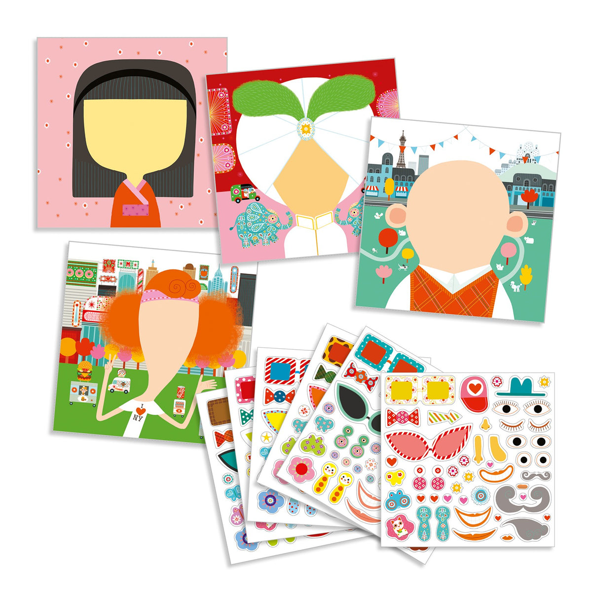 Djeco Stickers Craft Set - All Different