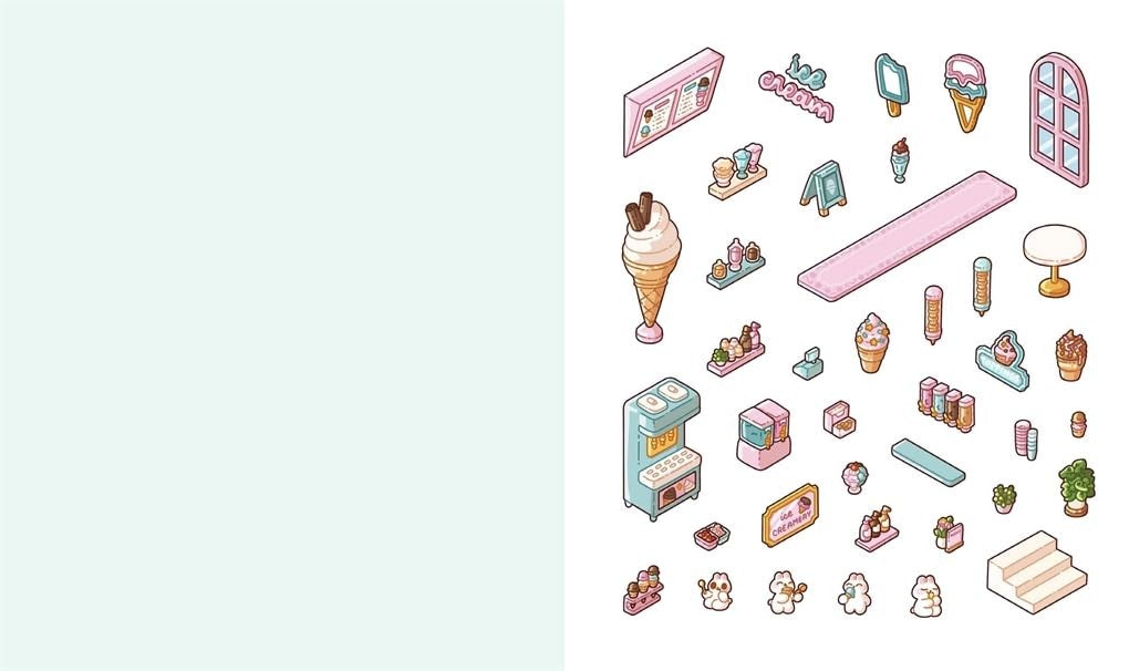 CUTE N COZY STICKER THERAPY: COZY TOWN (SKITTLEDOG) (PB)