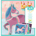Djeco Stencil Craft Set - Horses