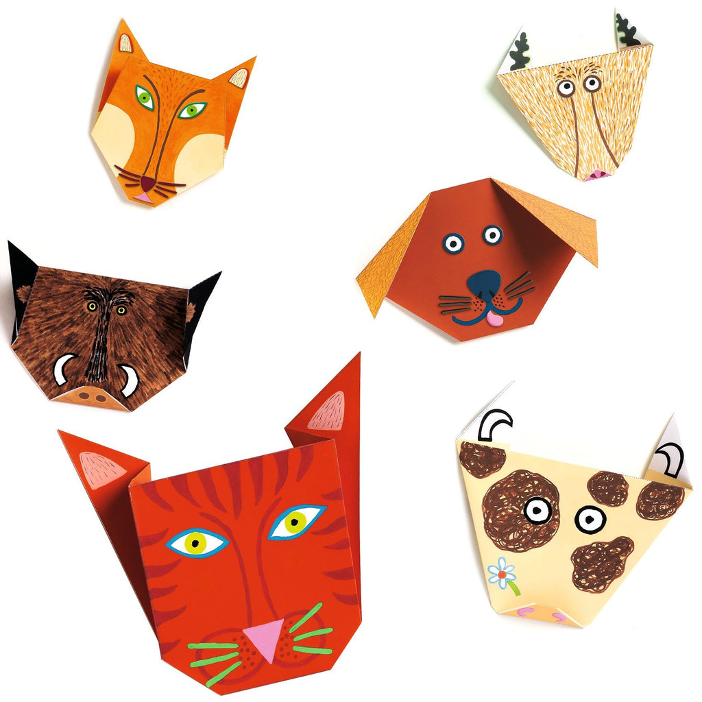 Djeco Origami Craft Set - Animals