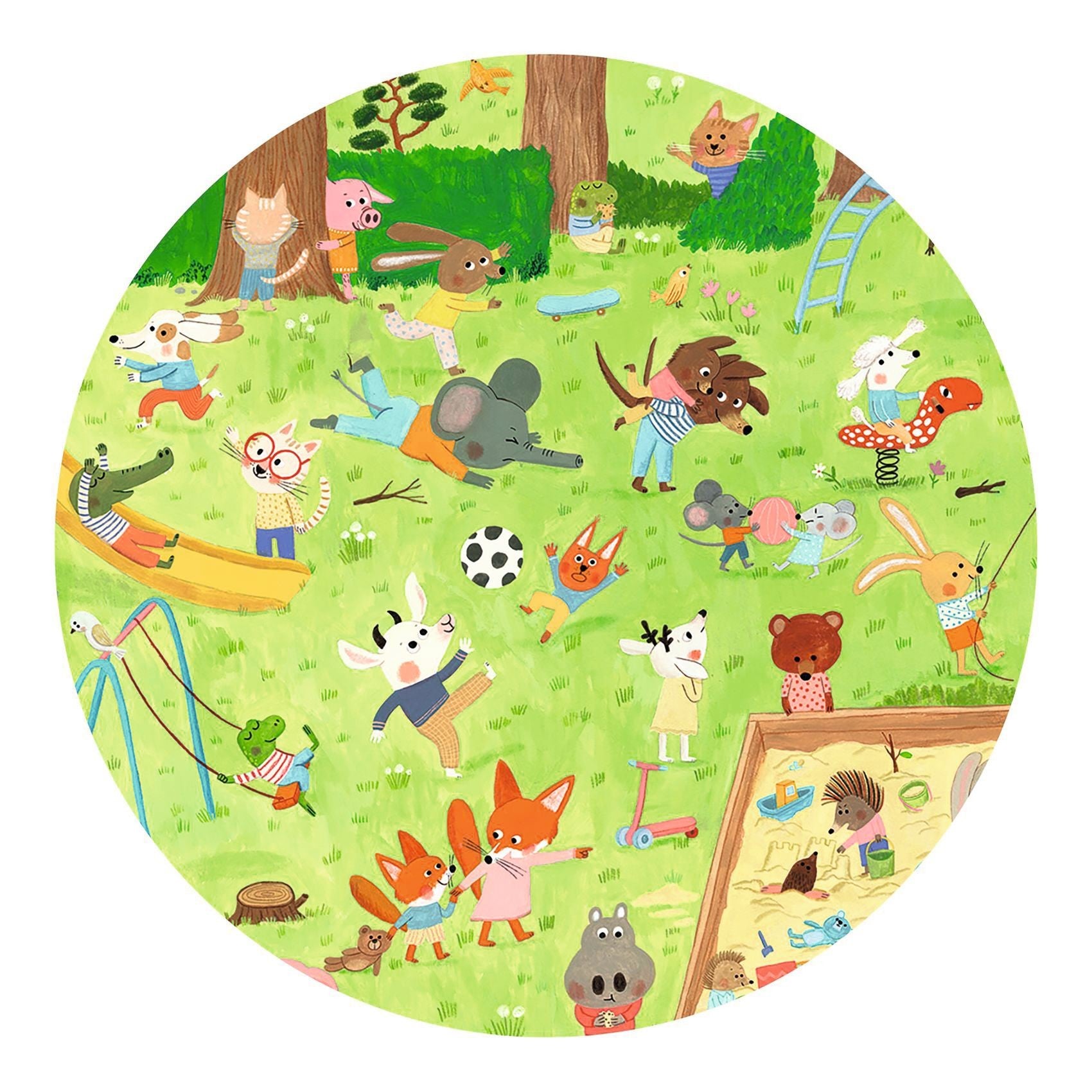 Djeco 35 Pieces Puzzle - Little Friends Garden