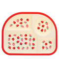 4-section baby & toddler divider plate - Little Strawberry