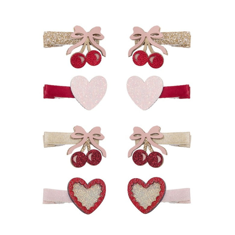 Mimi & Lula Fancy cherries salon hair clips