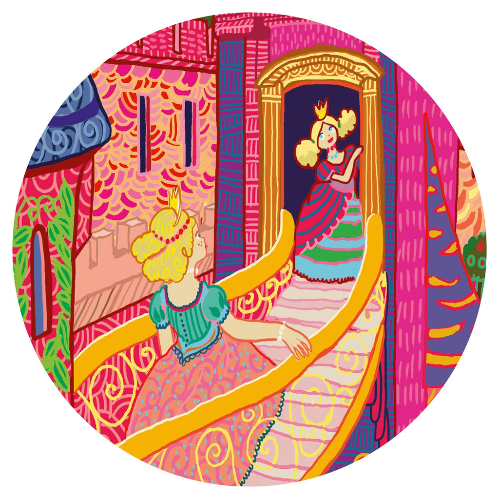 Djeco Silhouette 54 Piece Puzzle - The Fairy Castle