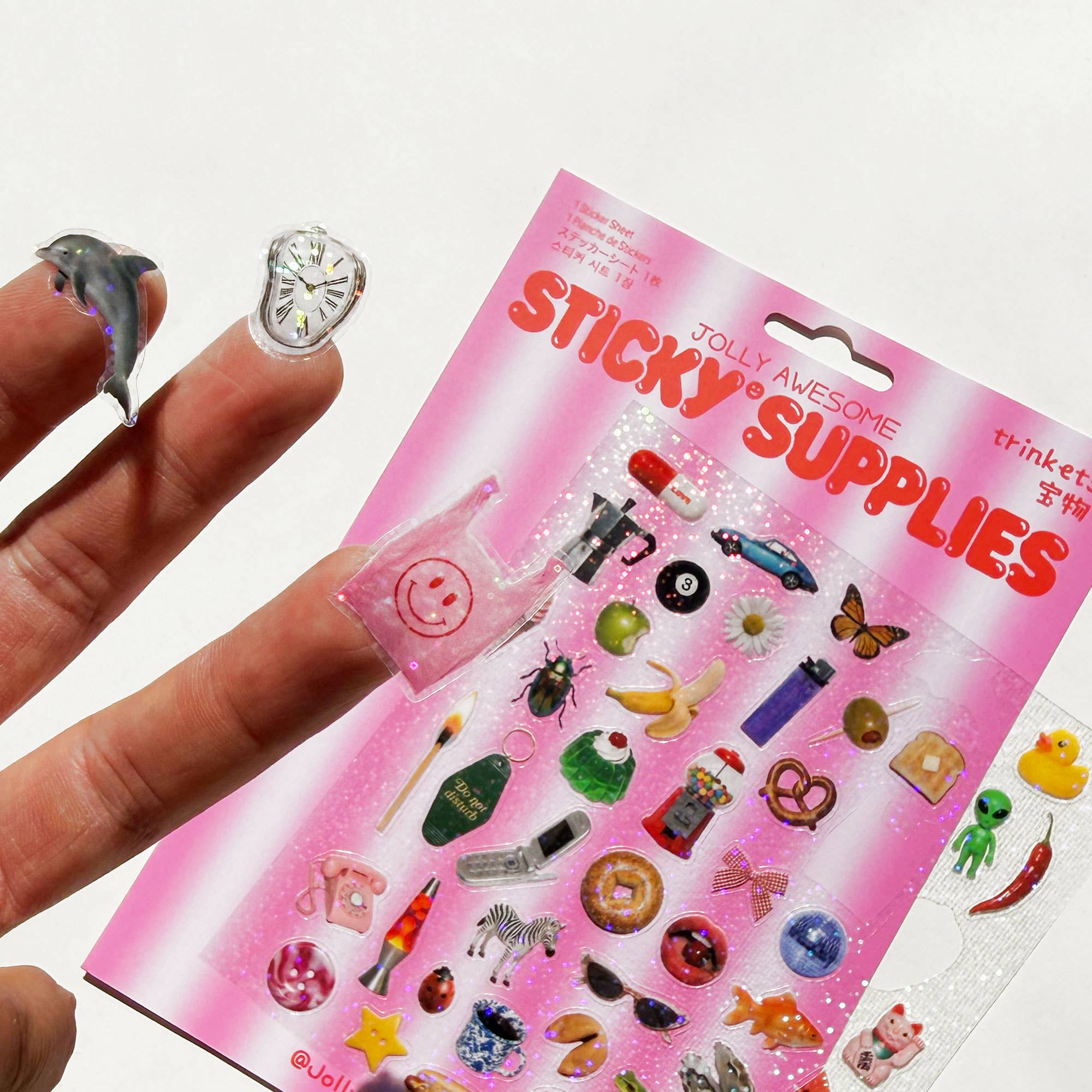 TRINKETS A5 HOLOGRAPHIC STICKER SHEET
