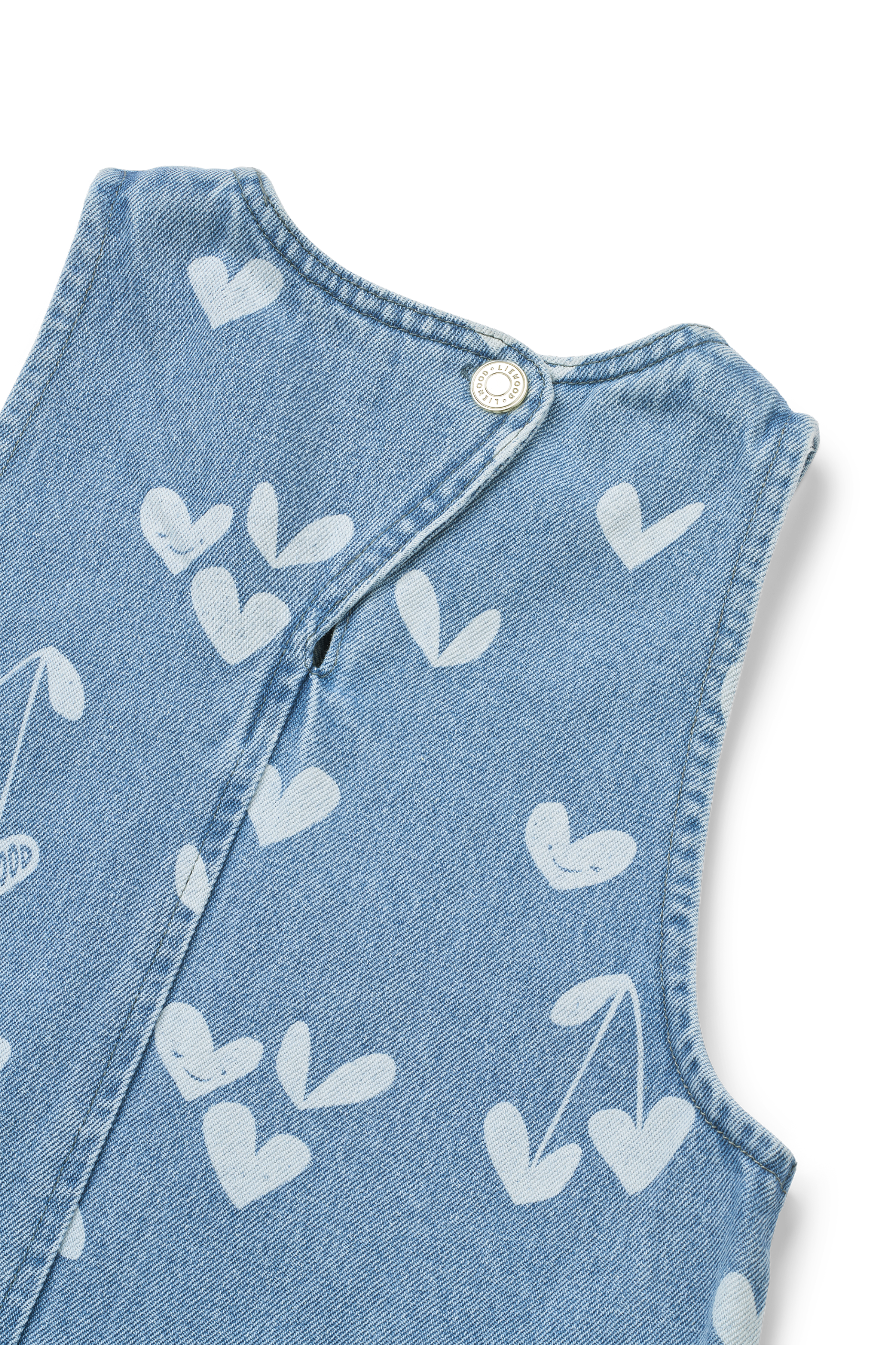 Liewood Angelica Printed Denim frill Dress