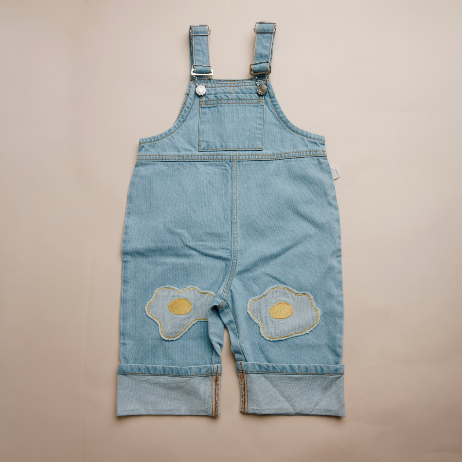 Claude & Co Blythe Egg Patch Denim Dungaree