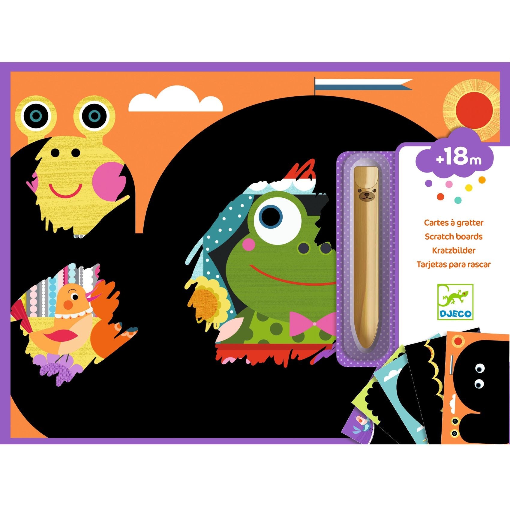 Djeco Scratch Cards - It's Fun to Discover