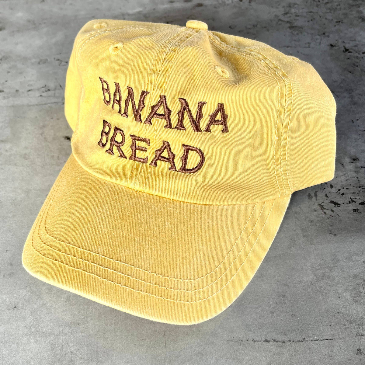 Banana Bread Baseball Cap Dad Hat Restaurant foodie bakery