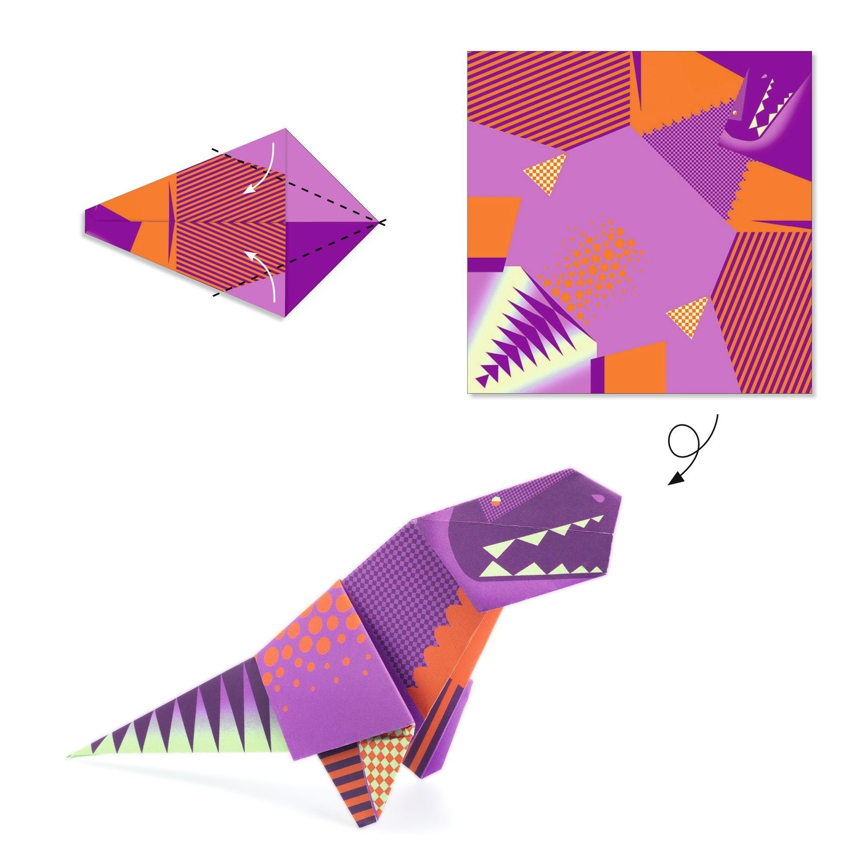 Djeco Origami Craft Set - Dinosaurs