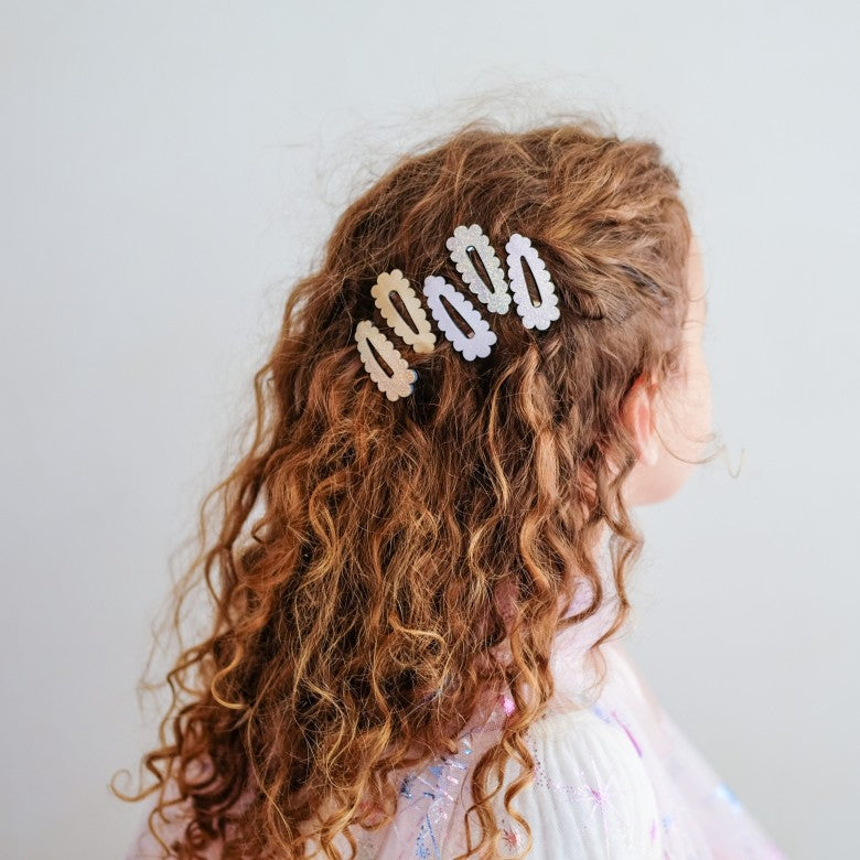 Mimi & Lula Dreamwish Scalloped Mini Hair Clips