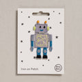 Robot Iron-On Embroidered Patch