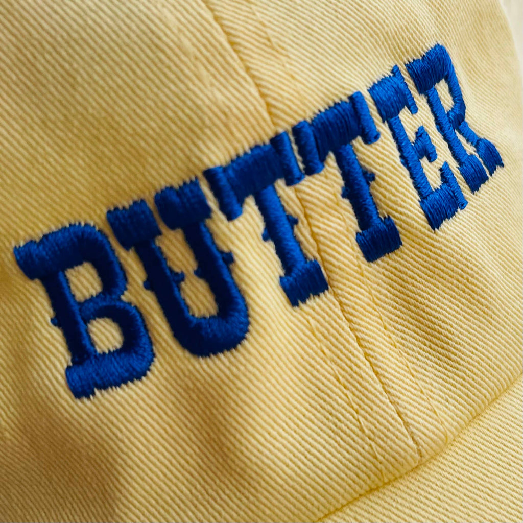 Butter Baseball Cap Dad Hat Restaurant foodie Chef bakery: Pastel butter yellow
