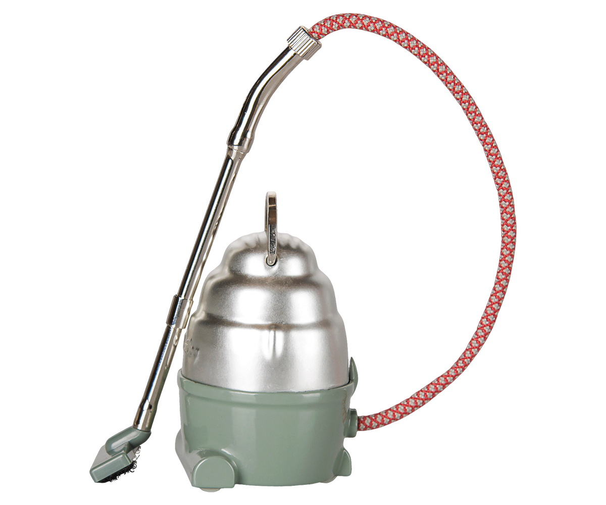 Maileg Vacuum cleaner, Mouse - Dark mint