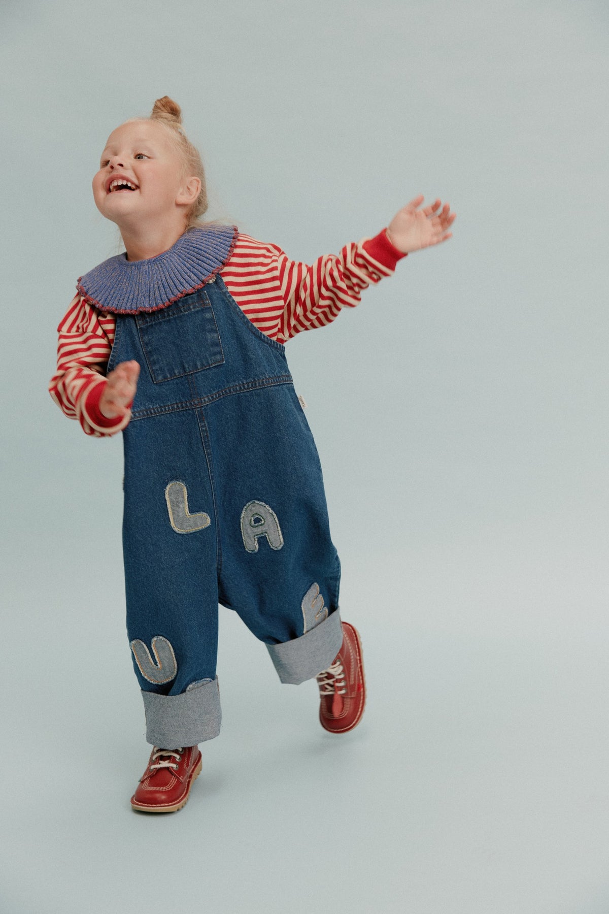 Claude & Co Blythe Claude Patch Denim Dungaree