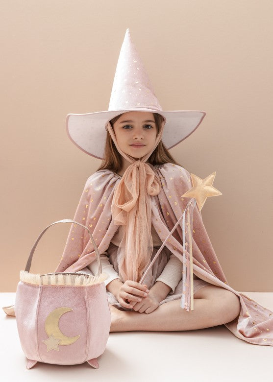 Mimi & Lula Cauldron Trick or Treat Bag Pink