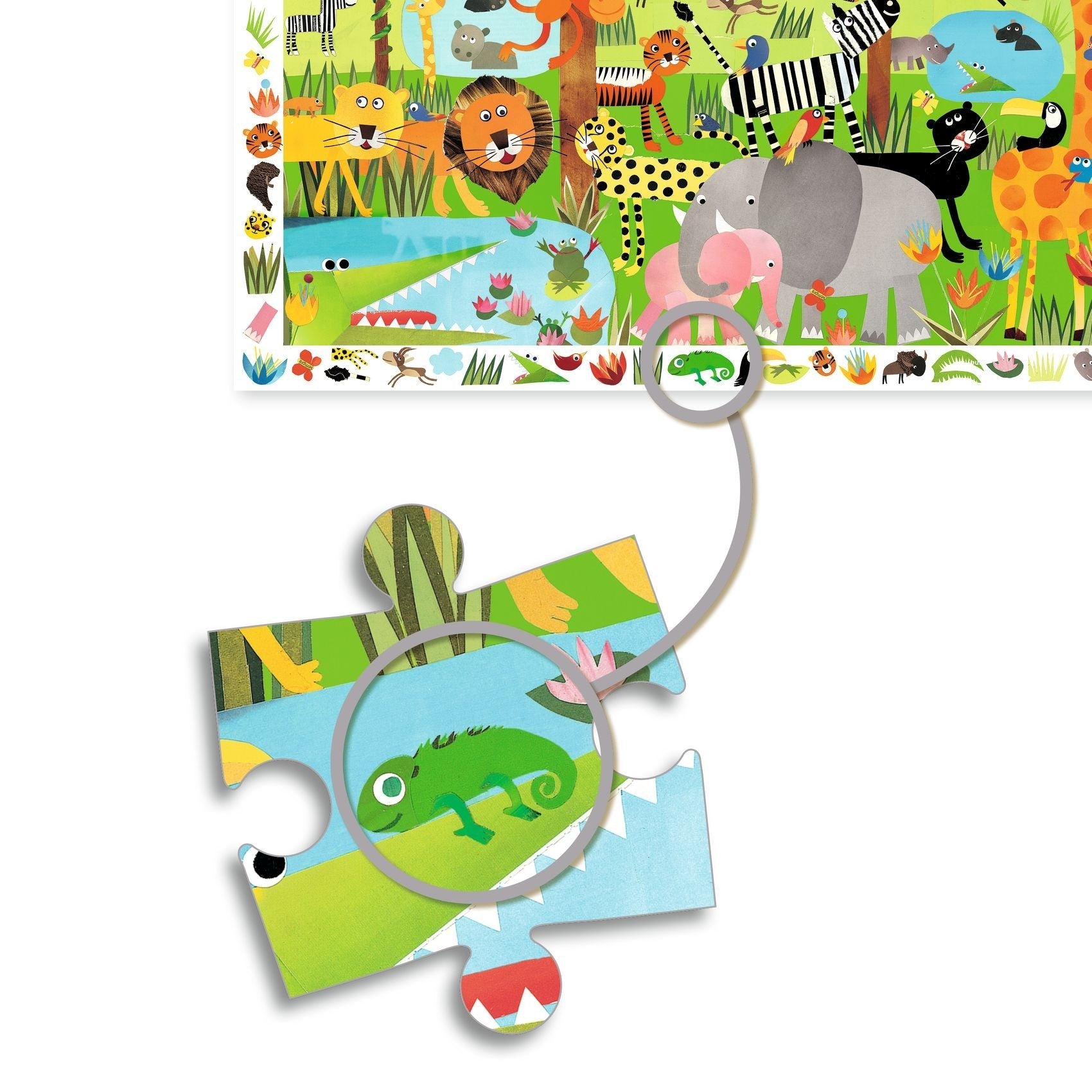 Djeco 35 Pieces Puzzle - Jungle