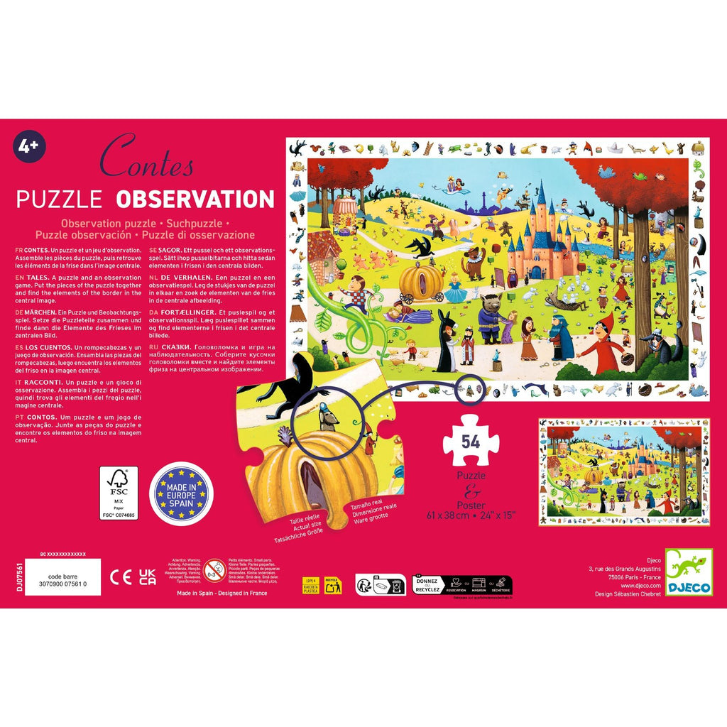 Djeco 54 Piece Tales Jigsaw Puzzle