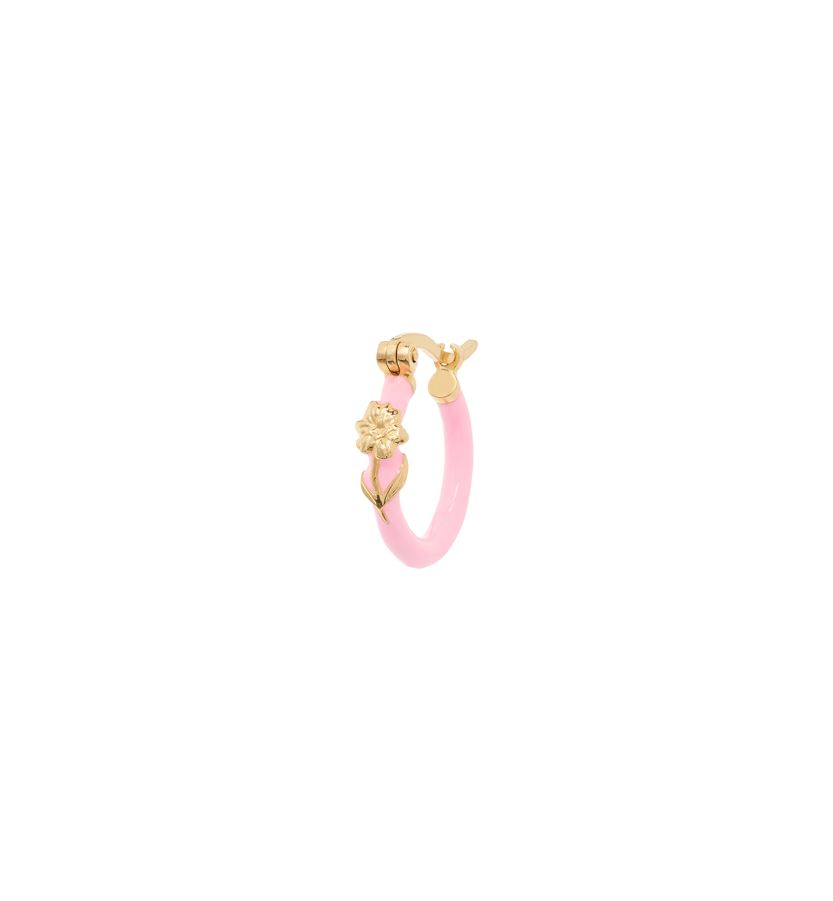 Anna + Nina Single Amour Briar Rose Hoop Earring