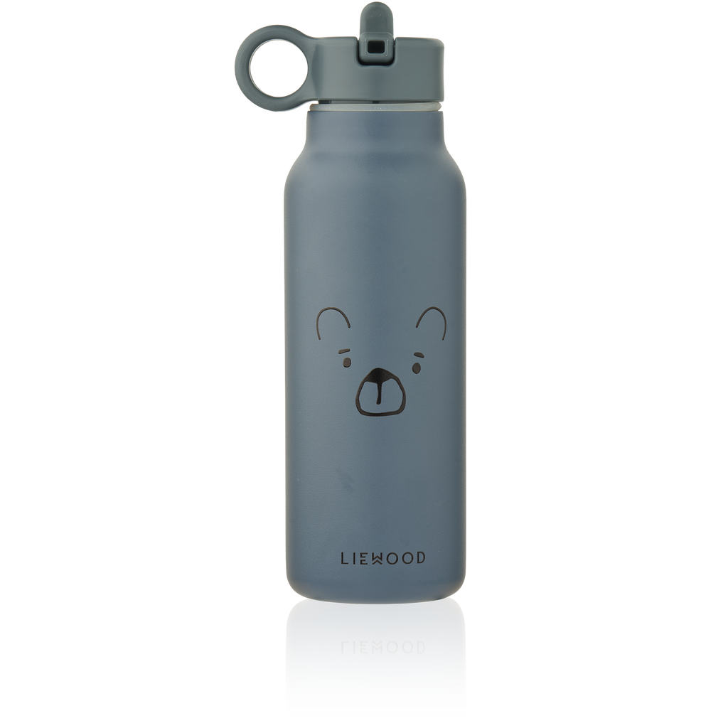 Liewood FALK Water Bottle 350 ml - Mr Bear Whale Blue
