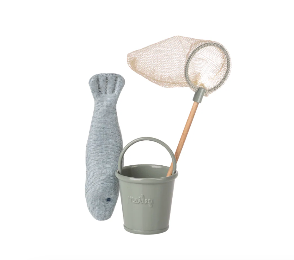 Maileg Fishing set - Mouse