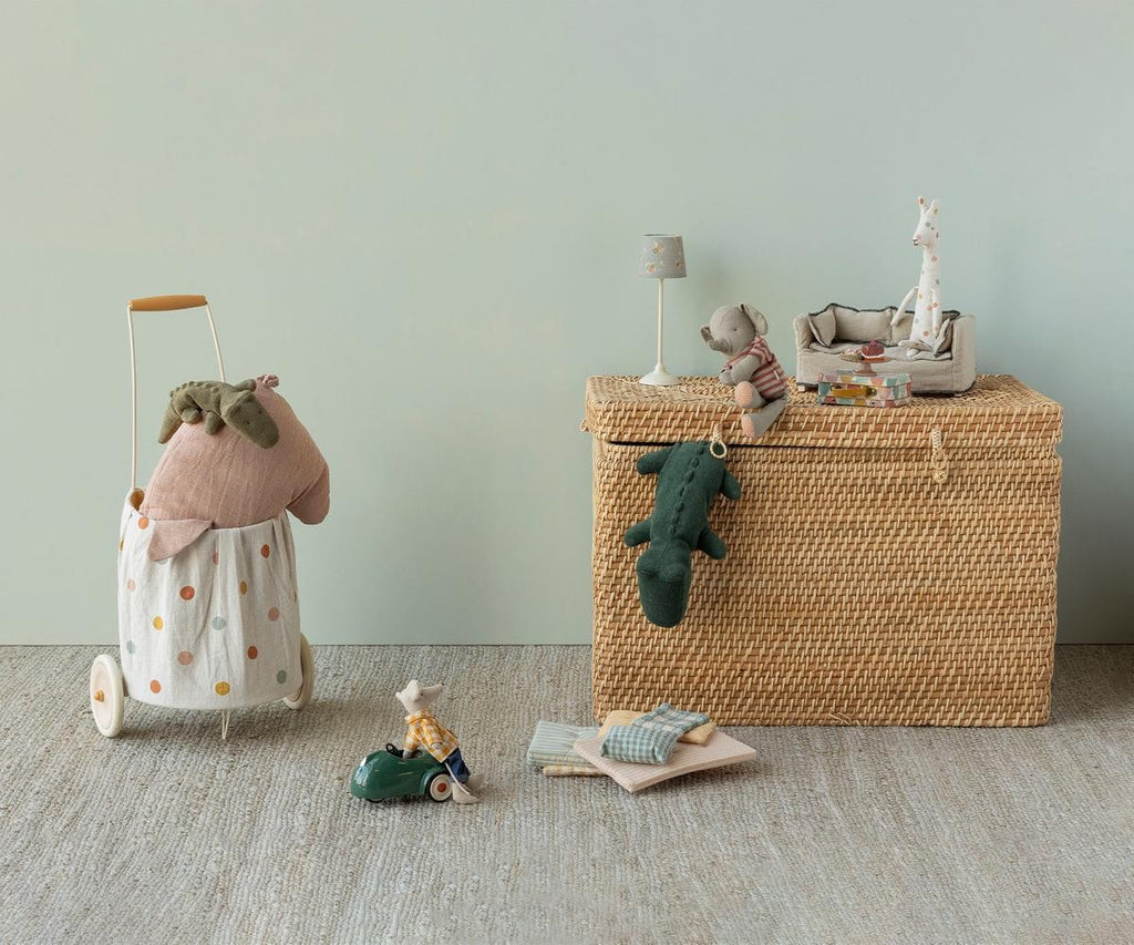 Maileg Safari friends, Crocodile, Mini - Olive green