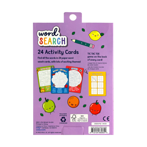 Ooly Activity Cards - Word Search Set of 24