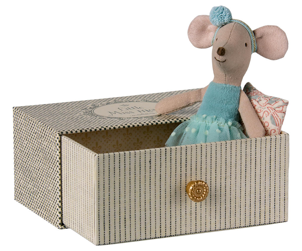 Maileg Dance mouse in daybed, Little sister