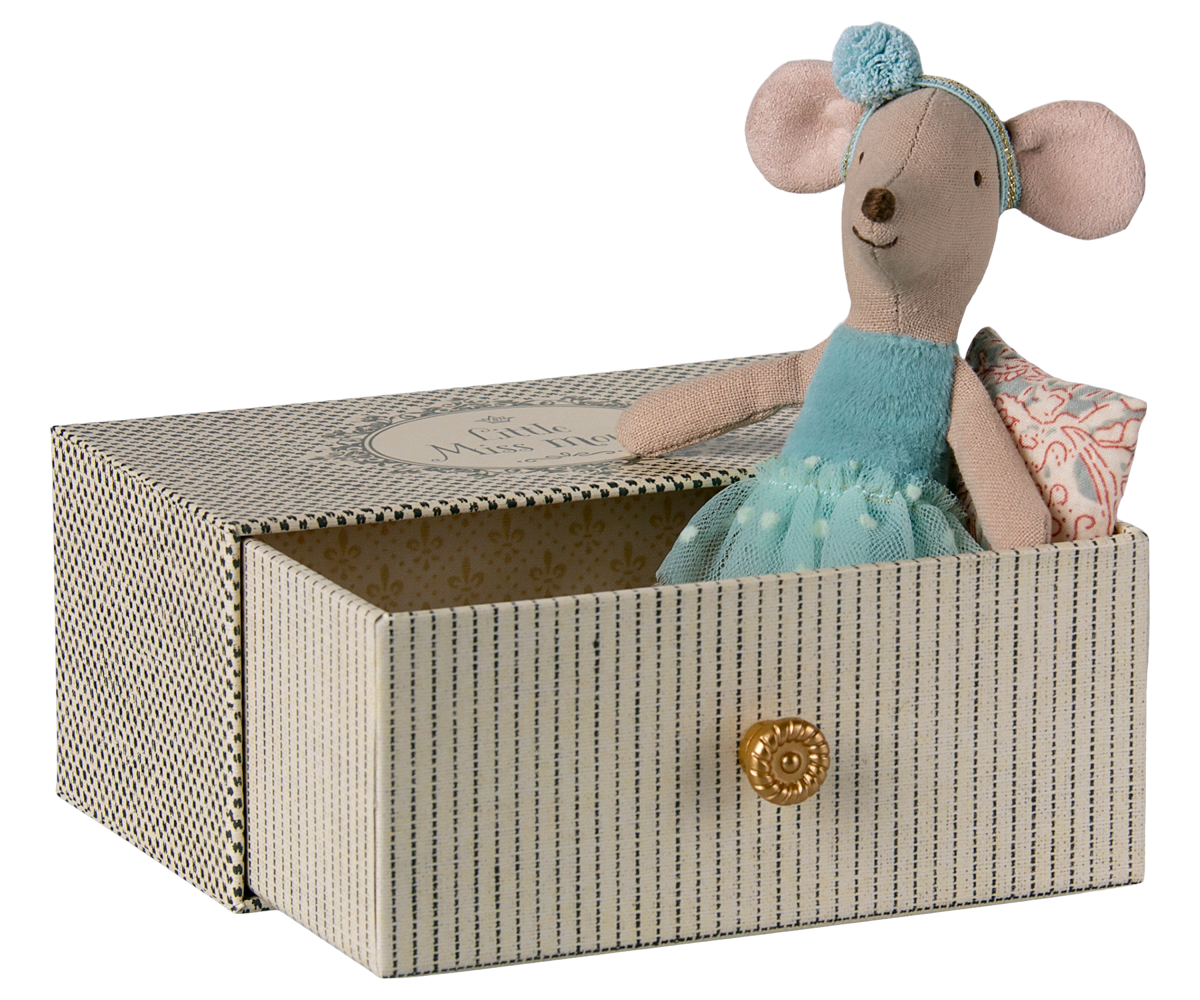 Maileg Dance mouse in daybed, Little sister