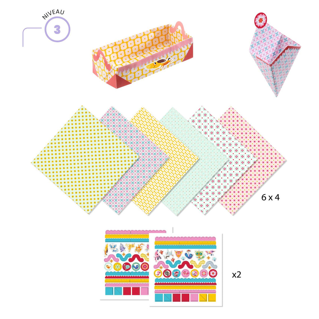 Djeco Origami Craft Set - Small Boxes