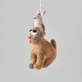 Clint, Cat Hanging Felt Ornament