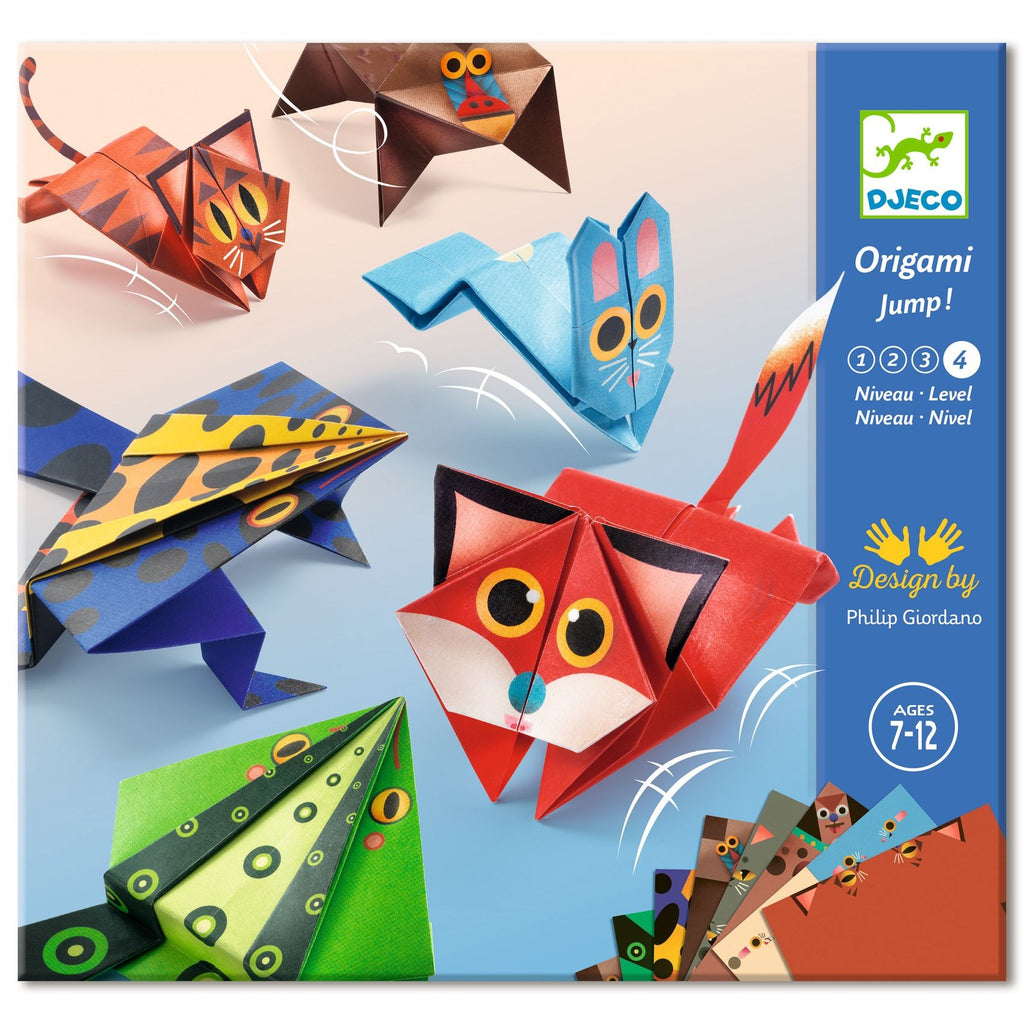 Djeco Jumping Animals Origami Craft Kit